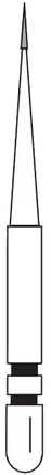 Two Striper MFS Finishing Diamond Burs, FG, Interproximal Trimmer, 201, 0.6 mm, MF2, Pink, 5/Pk, 2015854