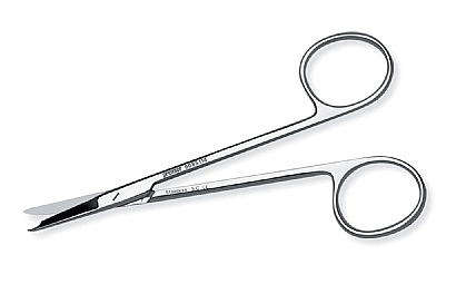 Suture Scissors, Littauer, Stainless Steel, 4-1/2", 1/Pk, 9085114