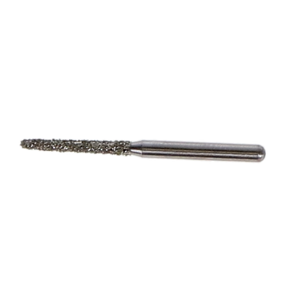 Solo Diamond Single Use Burs, FG, Round End Taper, # 1114.10, 1.4 mm, Coarse, Green, 25/Pk, 850014C