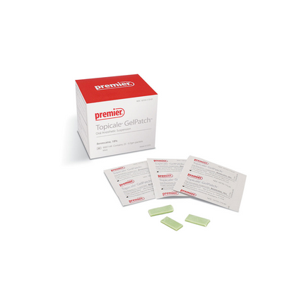 Topicale Anesthetic Gel Patch, 1.4 mm, Mint, 25/Pk