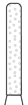 Two Striper Diamond Burs, FG, KS Cylinder, Round Edge, 585.8 KS2, 1.4 mm, Fine, Red, 5/Pk, 2015306