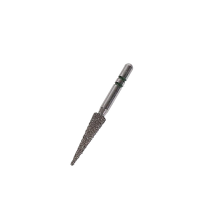 Two Striper Diamond Burs, FG, Cone, 209.10, 2.3 mm, Coarse, Green, 5/Pk, 2015037