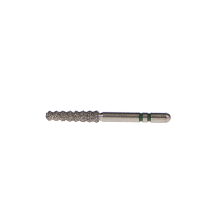 Two Striper Diamond Burs, FG, Gross Reduction, Crown Cut, ST8, 1.8 mm, Coarse, Green, 5/Pk, 2015583