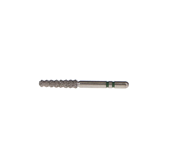 Two Striper Diamond Burs, FG, Gross Reduction, Crown Cut, ST8, 1.8 mm, Coarse, Green, 5/Pk, 2015583