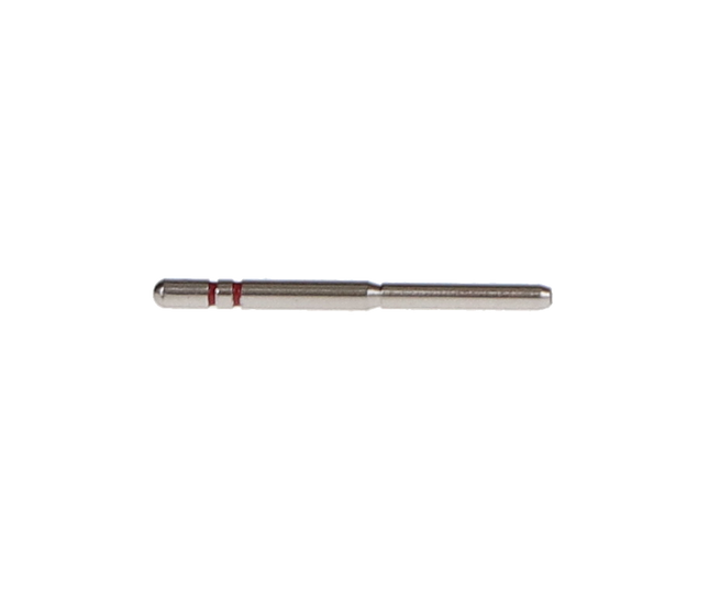 Two Striper Diamond Burs, FG, Tissue Guard End-Cutting, TGE1.4, 1.4 mm, Fine, Red, 5/Pk, 2015840