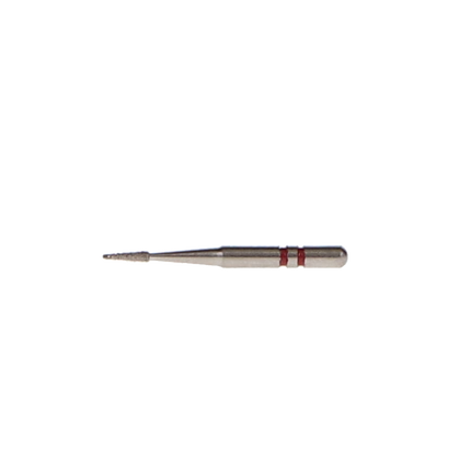 Two Striper Diamond Burs, FGSS, Interproximal Trimmer, 201.3 S, 0.8 mm, Fine, Red, 5/Pk, 2015927