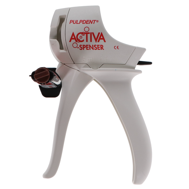 Activa BioActive Composite Resin Restorative, Dual-Cure, Syringe Starter Kit, 5 ml, Universal Viscosity, A2, 1/Pk, VR-A2