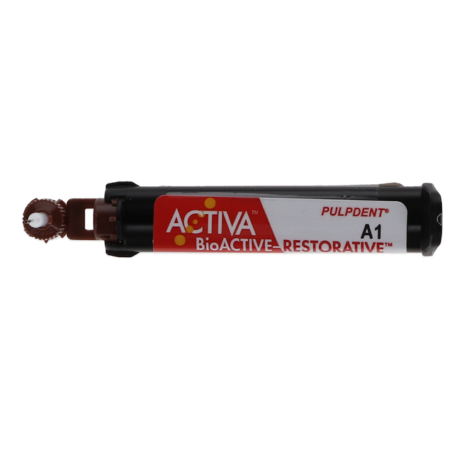 Activa BioActive Composite Resin Restorative, Dual-Cure, Syringe Value Refill, 5 ml, Universal Viscosity, A1, 2/Pk, VR2-A1, VR2A1