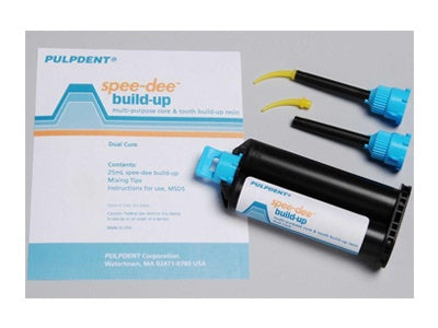 Spee-Dee Core Build-Up Material, Dual-Cure, Cartridge Kit, 25 ml, 1/Pk, SBU