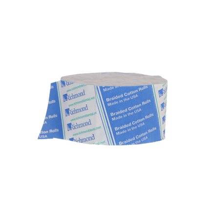 Richmond - Cotton Rolls Braided 1.5" x 5/16" Small N/S 2000/Bx
