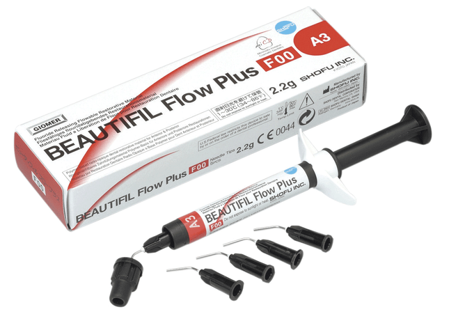 Beautifil Flow Plus Hybrid Composite, Light-Cure, Tips Refill, F03, 0.21 g, A4, 20/Pk, 2223