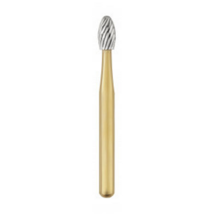 12-Blade Trimming & Finishing Carbide Burs, FG, Flat End Taper, # 8378G, 5/Pk, 15371-5