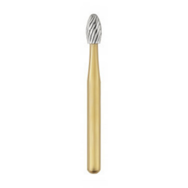 12-Blade Trimming & Finishing Carbide Burs, FG, Flat End Taper, # 8378G, 5/Pk, 15371-5