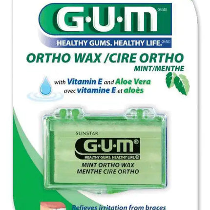 GUM Orthodontic Wax Mint 24/Bx, 724PD