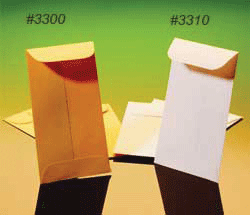 Coin Envelopes, Kraft, 2.5" x 4.38", 500/Pk, 3300