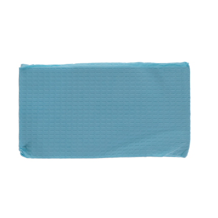 Choice Specialty Contour Neck Bibs, 2-Ply, 17" x 18", Blue, 500/Pk, 917343