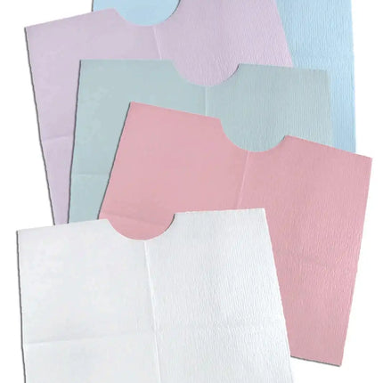 Tidi - Contour Neck Bib 18x22 3-Ply Lavender 400/Cs