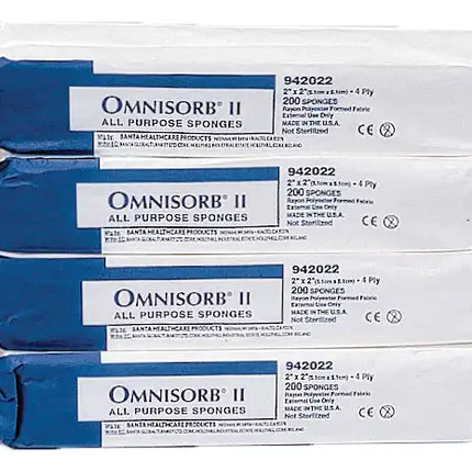Tidi - Omnisorb II Non-Woven Sponges N/S 4x4 4-Ply 2000/Case