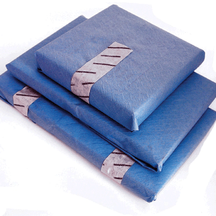 Sterilization Wraps, 30 x 30 in, Blue, 400/Pk