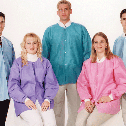 Extra Safe Jackets, 2X Large, Ceil Blue, 10/Pk, 3630CB2XL