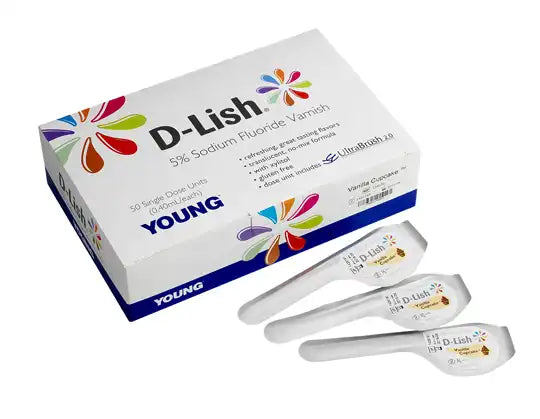 Young - D-Lish 5% Fluoride Varnish Assorted 200/Bx