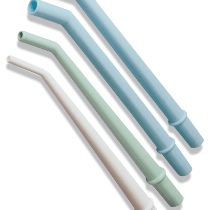 Surg-O-Vac IV Surgical Aspirator Tips, Vented, Plastic, 0.375", Blue, 25/Pk, 077425