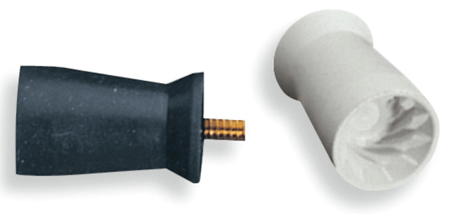 Turbo Prophy Cups, Screw Type, Soft, Gray, 144/Pk, 052101