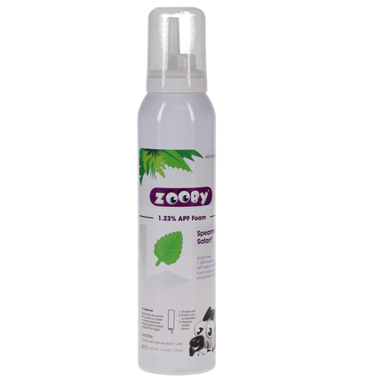 Zooby Fluoride Foam, 4.4 oz, Spearmint Safari, 1/Pk