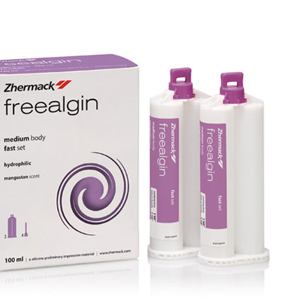 Freealgin Alginate Replacement Impression Material, Fast Set, Standard Pack, 50 ml, Mangosteen, 2/Pk, C300110