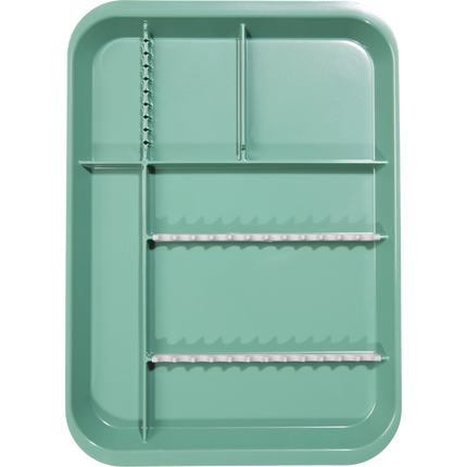 B-Lok Divided Setup Tray, Green, 1/Pk, 20Z451D