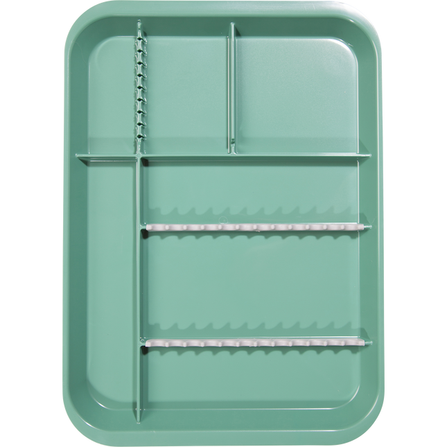 B-Lok Divided Setup Tray, Green, 1/Pk, 20Z451D