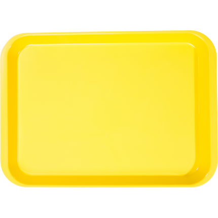 B-Lok Flat Trays, Vibrant Yellow, 1/Pk, 20Z401O