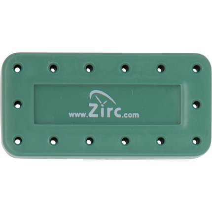 Magnetic Bur Block, 14-Hole, Green, 1/Pk, 50Z403D
