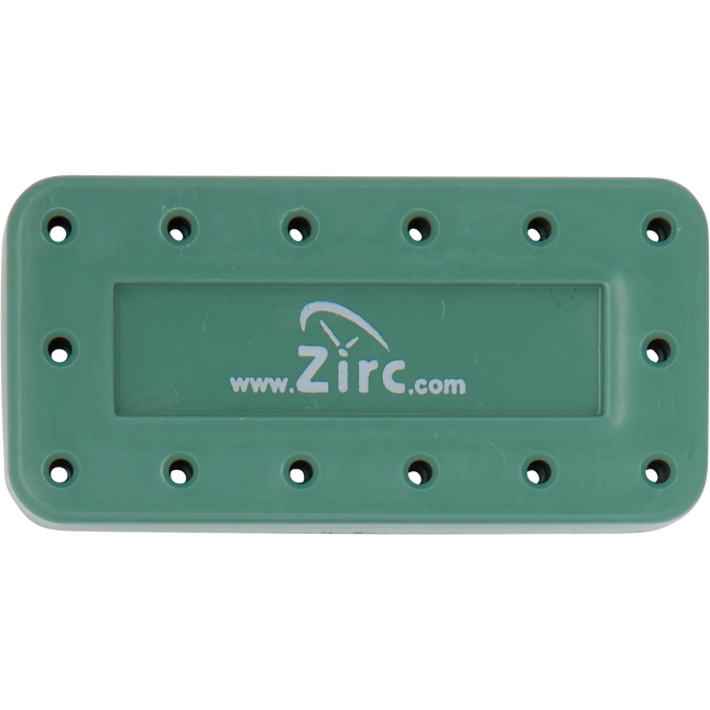 Magnetic Bur Block, 14-Hole, Green, 1/Pk, 50Z403D