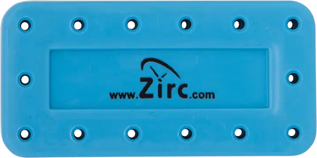 Zirc - Bur Block 14 Hole Vibrant Blue