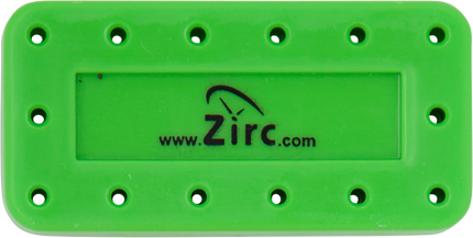 Magnetic Bur Block, 14-Hole, Neon Green, 1/Pk, 50Z403P