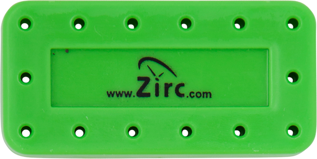 Magnetic Bur Block, 14-Hole, Neon Green, 1/Pk, 50Z403P