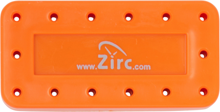 Magnetic Bur Block, 14-Hole, Neon Orange, 1/Pk, 50Z403Q