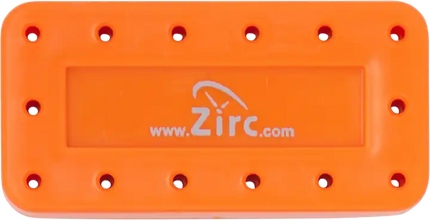 Zirc - Bur Block 14 Hole Vibrant Orange