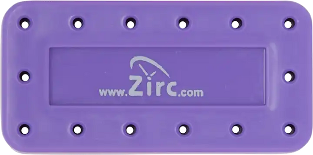 Zirc - Bur Block 14 Hole Vibrant Purple