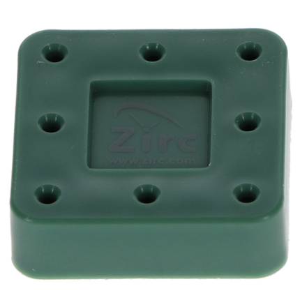 Magnetic Bur Block, 8-Hole, Green, 1/Pk, 50Z400D