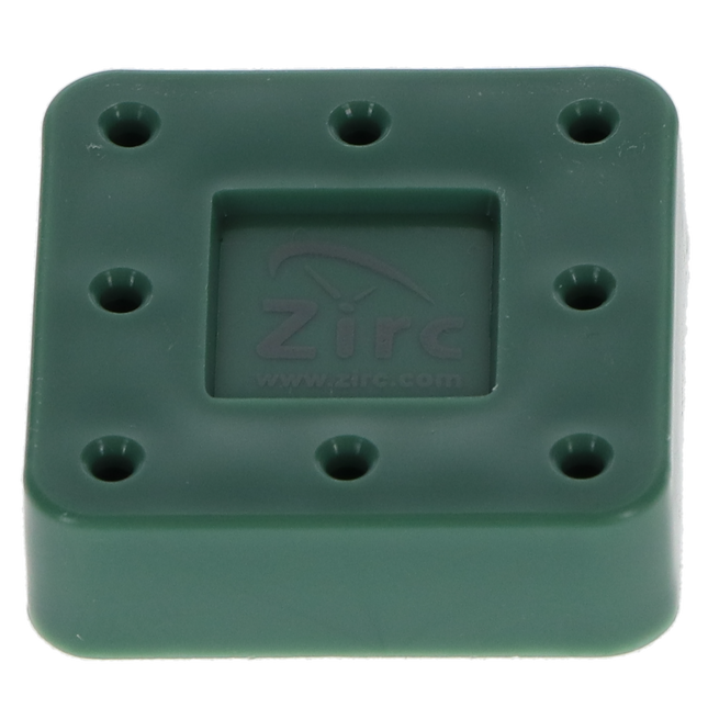 Magnetic Bur Block, 8-Hole, Green, 1/Pk, 50Z400D