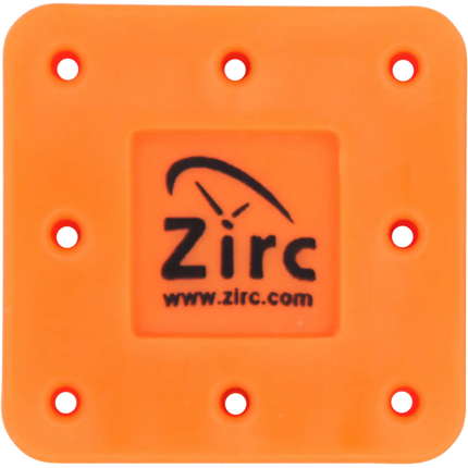 Zirc - Magnetic Bur Block, 8-Hole, Neon Orange, 1/Pk, 50Z400Q