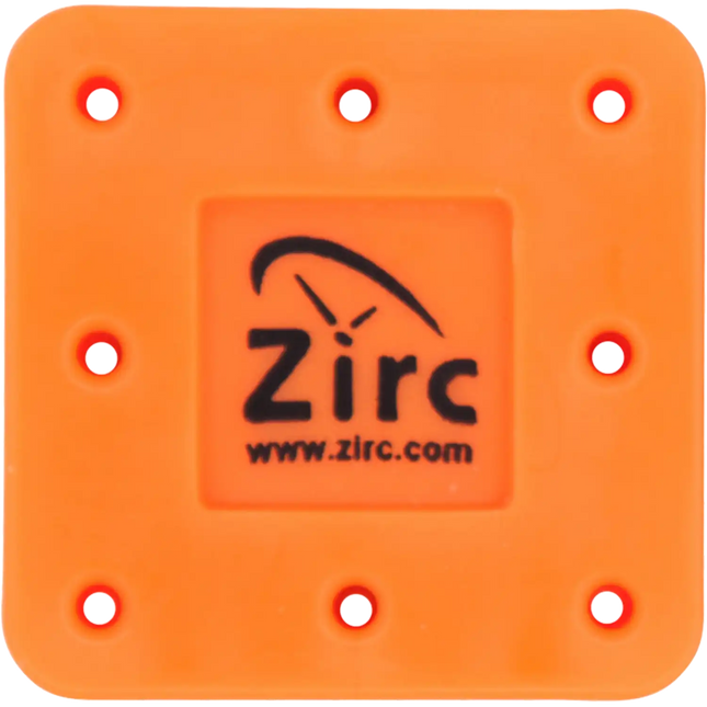 Zirc - Magnetic Bur Block, 8-Hole, Neon Orange, 1/Pk, 50Z400Q