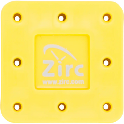 Zirc - Bur Block 8 Hole Vibrant Yellow