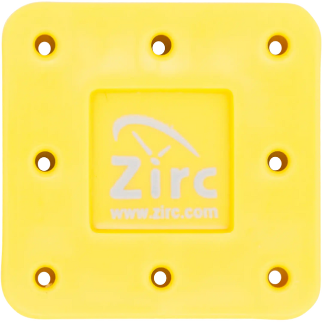 Zirc - Bur Block 8 Hole Vibrant Yellow