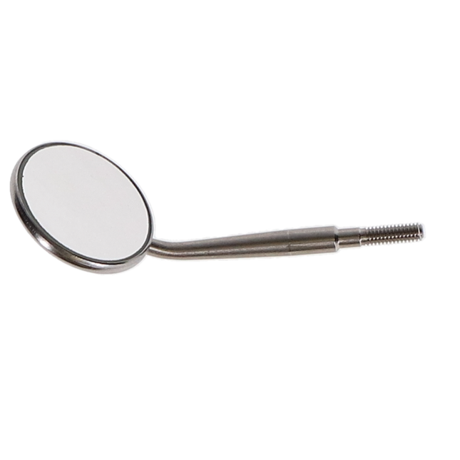 Crystal HD Stainless-Steel Mirror Head, Cone Socket, # 4, 12/Pk, 50R380