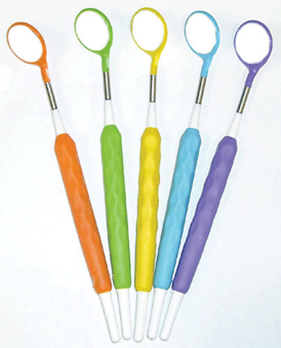 Ergo Grip Mirror Handle, Neon Yellow, 1/Pk, 50Z342O