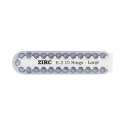 EZ-ID Instrument Rings Large Jewel Gray 25/Pk