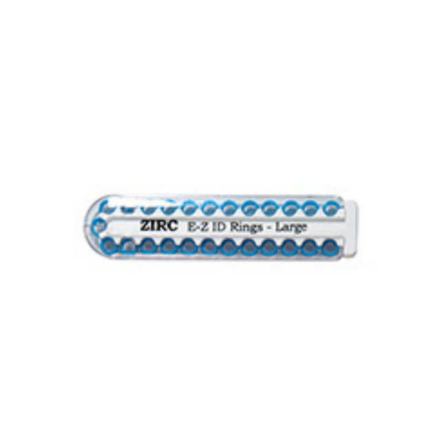 E-Z ID Instrument Rings, Large, Neon Blue, 25/Pk, 70Z200N